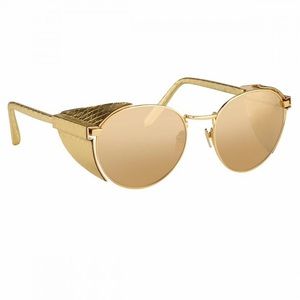 LINDA FARROW 300 C8 ROUND SUNGLASSES
